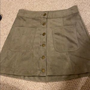 Olive Green Altar’d State Skirt